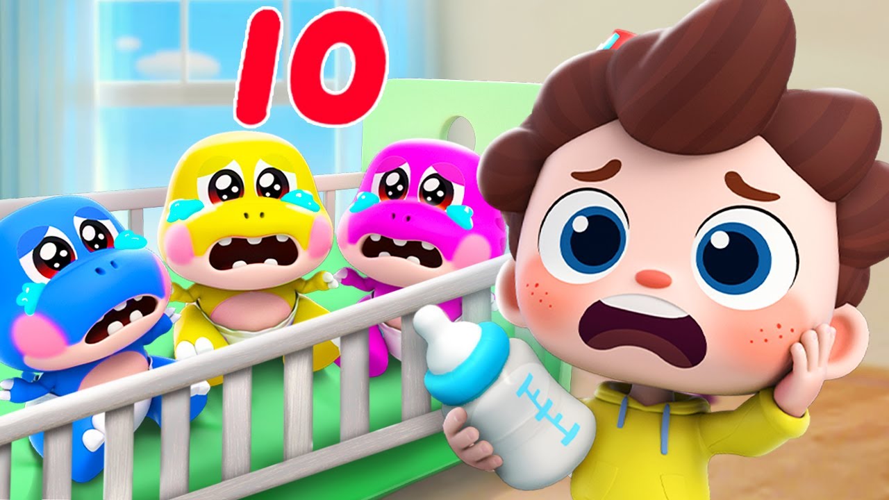 عشرة ديناصورات تبحث عن أمها | أين ماما؟ | اغاني اطفال | بيبي باص | BabyBus Arabic