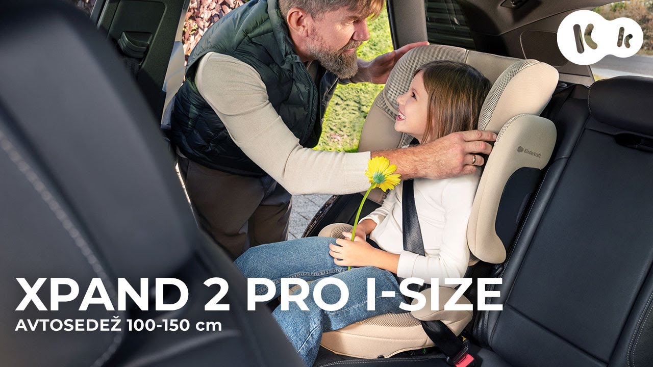 Kinderkraft XPAND 2 PRO i-Size – otroški avtosedež (100–150 cm)