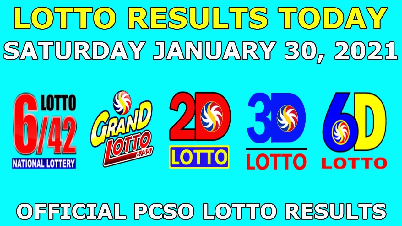 9pm Lotto Result January 30 2021 (Saturday) PCSO Today