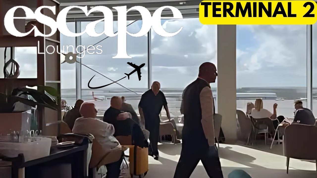 ESCAPE LOUNGE TOUR at Manchester Airport Terminal 2 | Full Walkthrough & Review