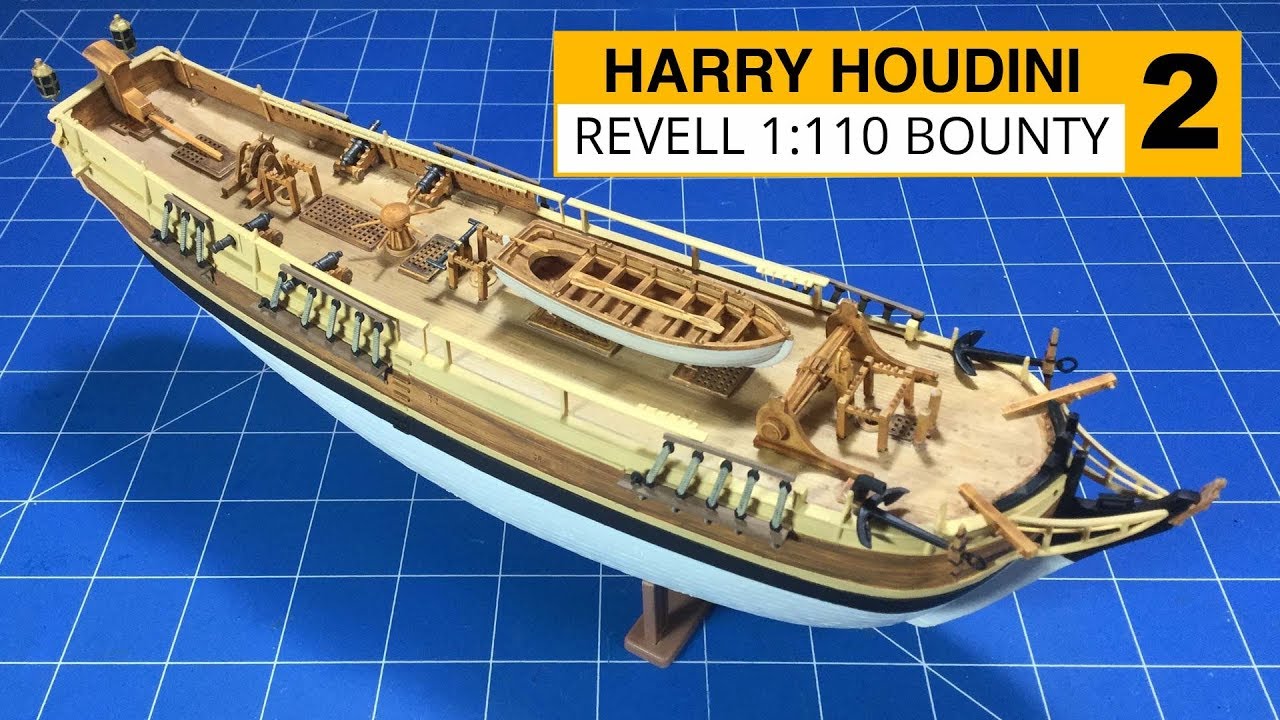 Revell 1:110 HMAV Bounty Part 2 Wood Effects and Scratch Parts