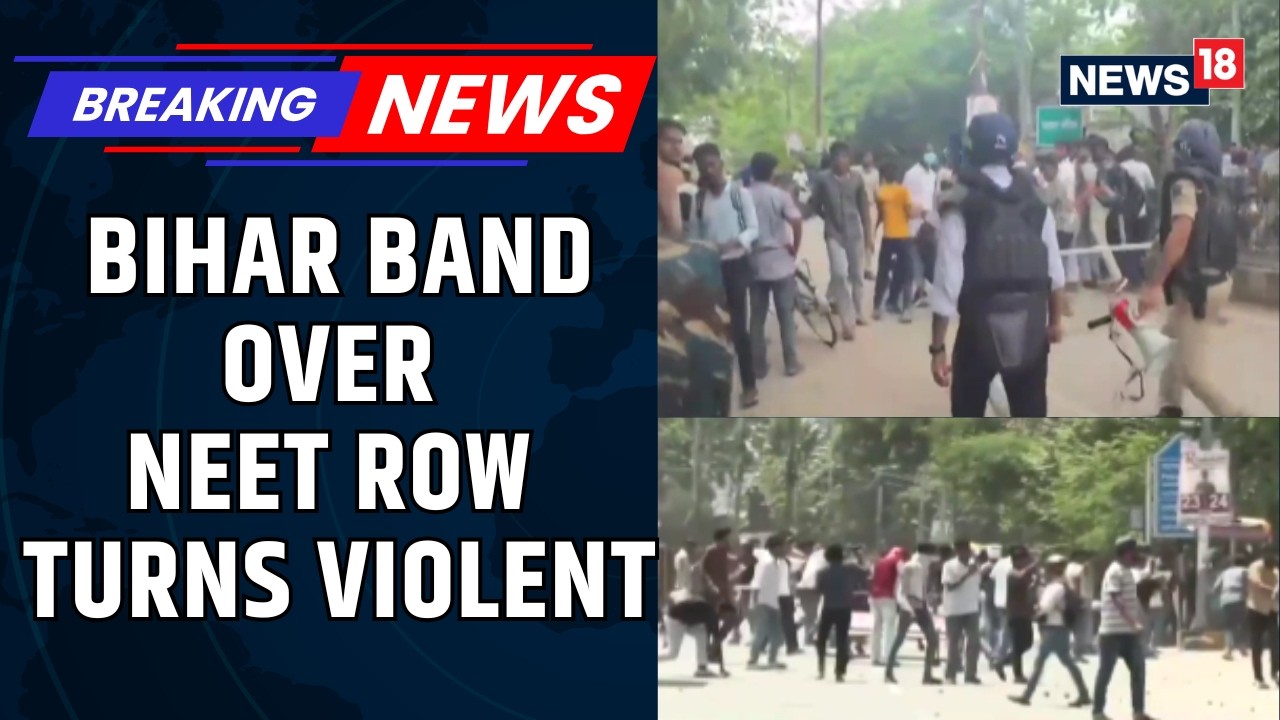 BIHAR BANDH: NEET Paper Leak Row Leads To Violent Clashes In Bihar, Tej Pratap Yadav Detained