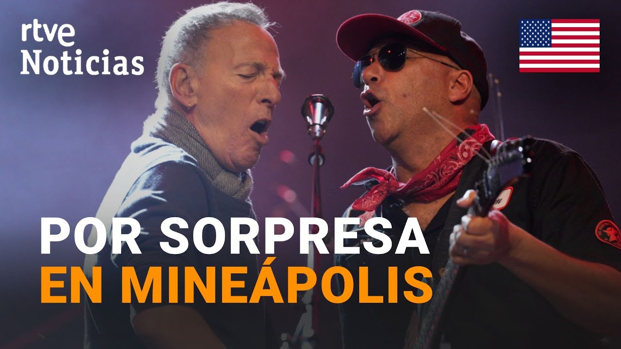 MINEÁPOLIS | BRUCE SPRINGSTEEN aparece en un CONCIERTO de apoyo a las PROTESTAS contra el ICE | RTVE