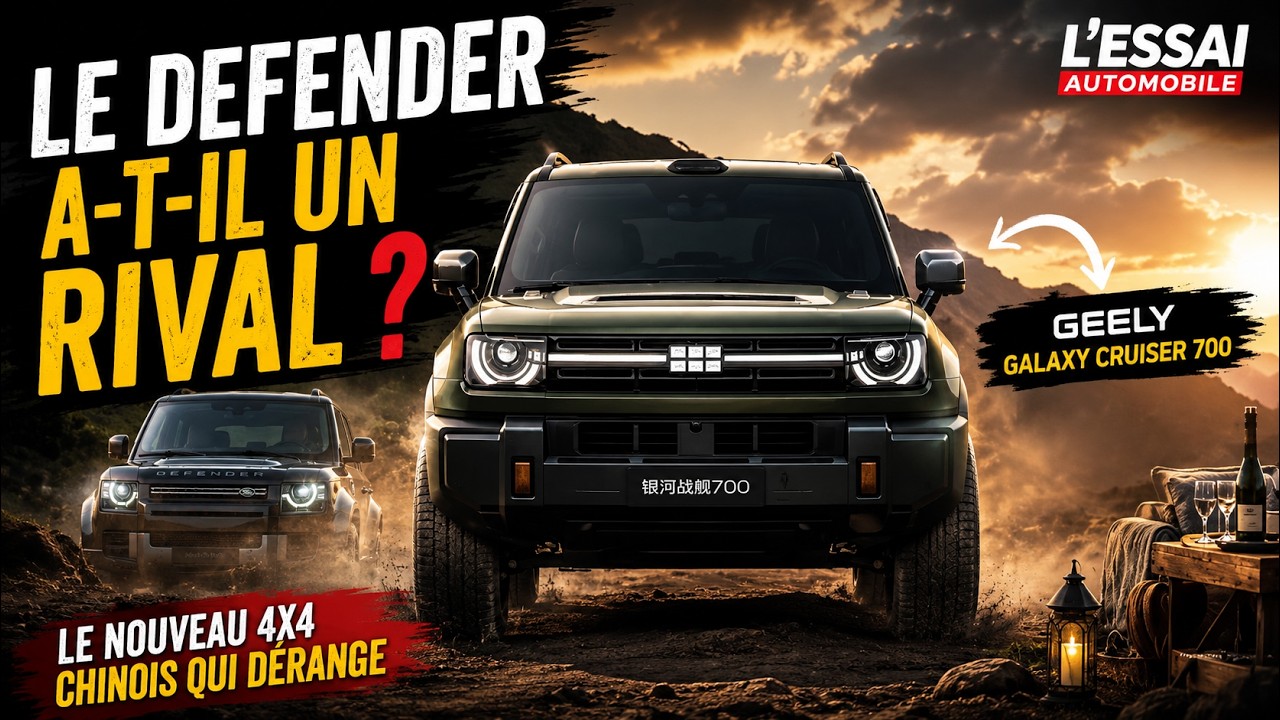 Geely Galaxy Cruiser 700 vs Defender : Copie ou Vraie Menace ?