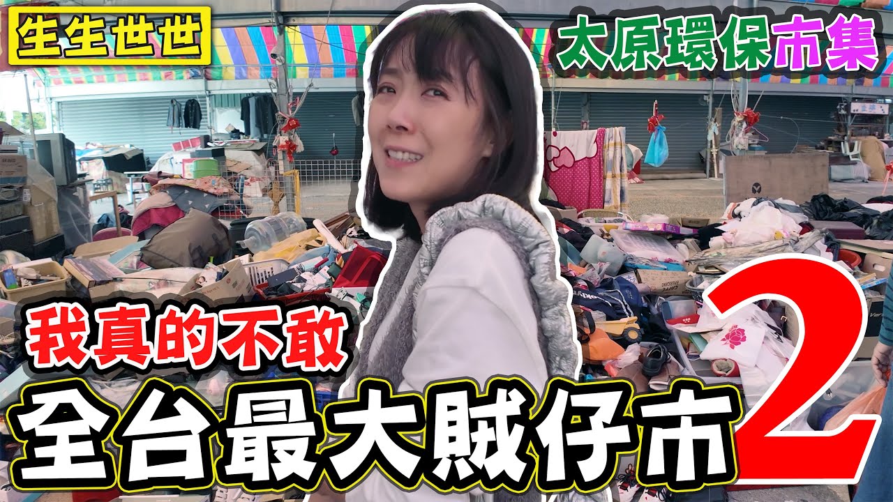 【全國最大的賊仔市2】 台中太原跳蚤市場 手電筒市集 太原環保市場