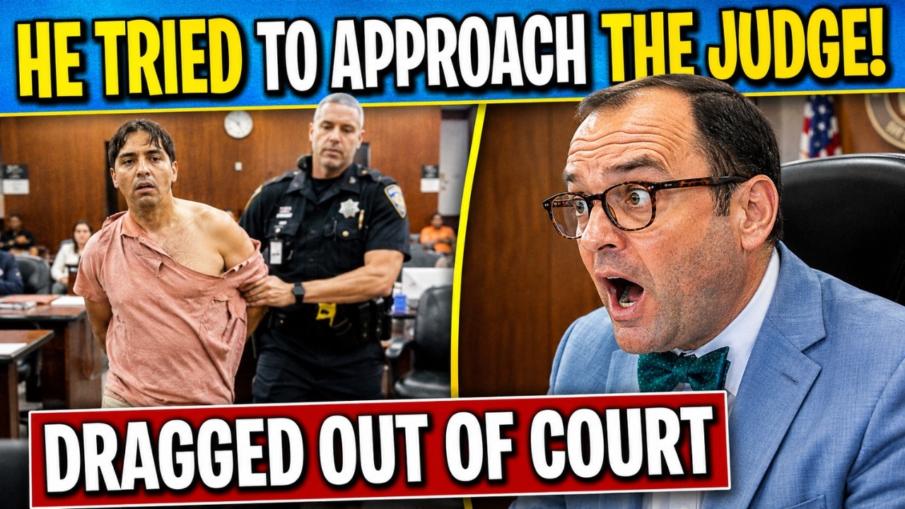 Bailiff SNAPS After Rowdy Defendant Approaches Judge Fleischer!