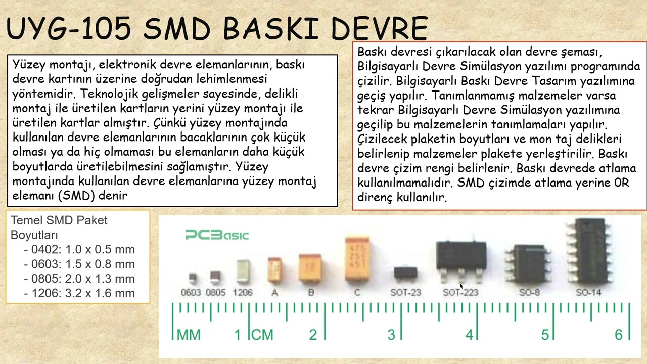 BASKI DEVRE DİZAYNI-7(SMD BASKI DEVRE )