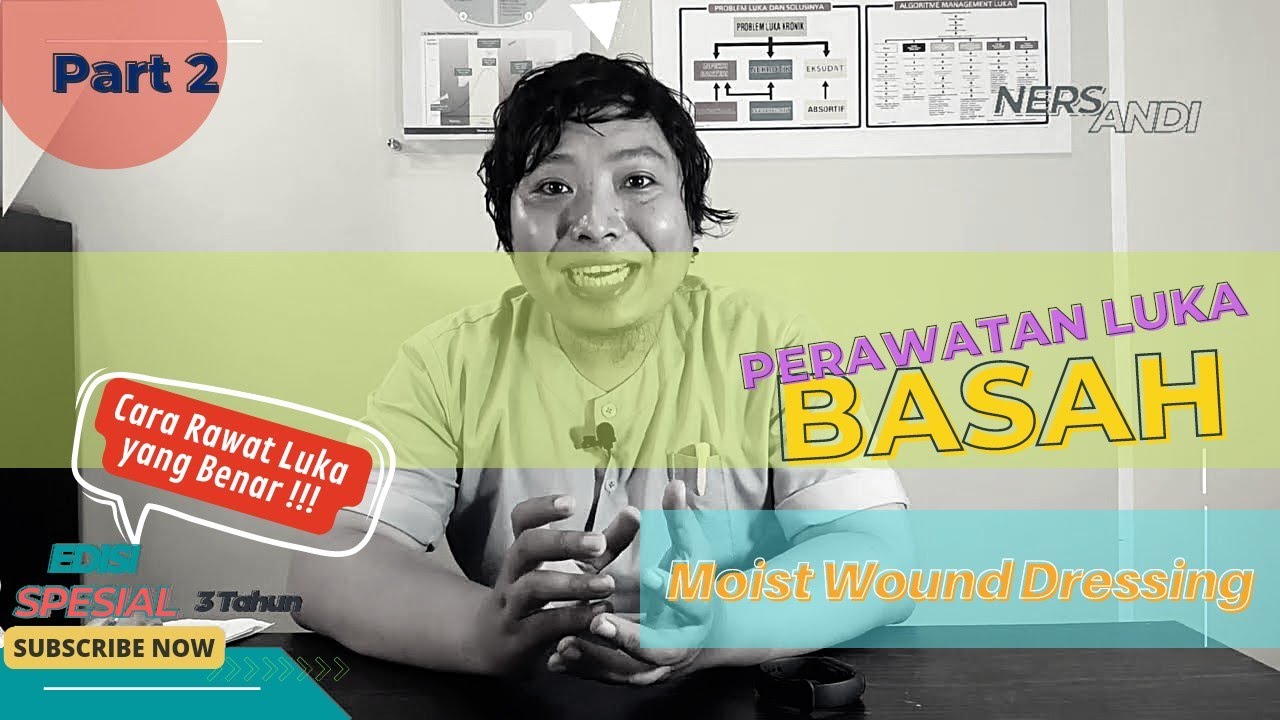 PART#2 Merawat Luka Basah Bernanah #perawatanluka #lukabasah #lukainfeksi