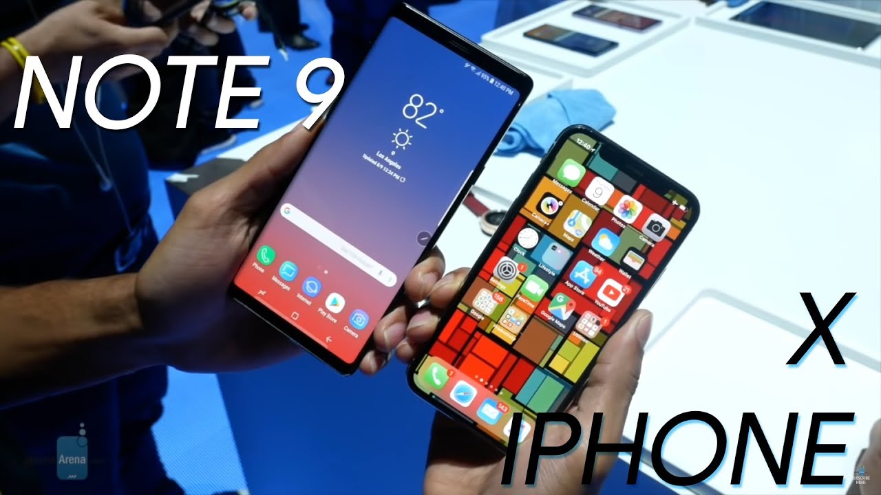Samsung Galaxy Note 9 vs Apple iPhone X: Battle of the $1000 Flagships