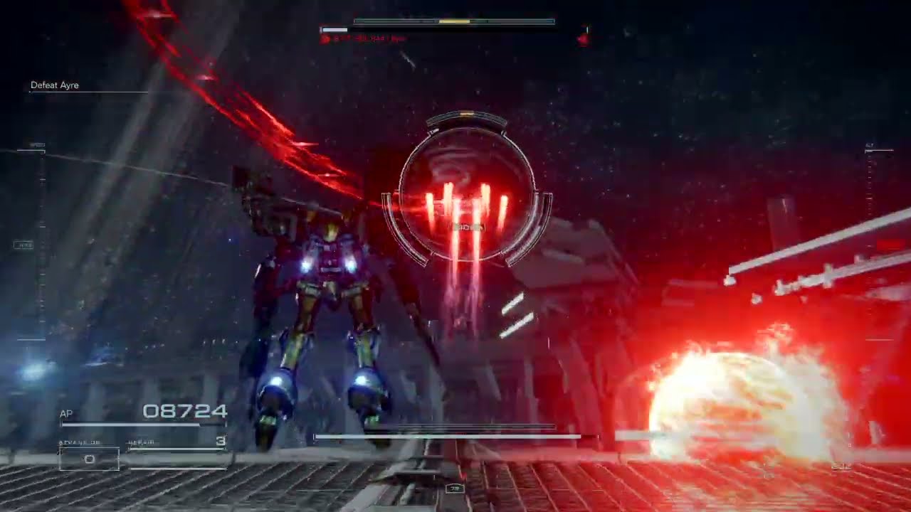 Armored Core VI: Nossac, No OS Tuning, No Repair Kits VS Ayre