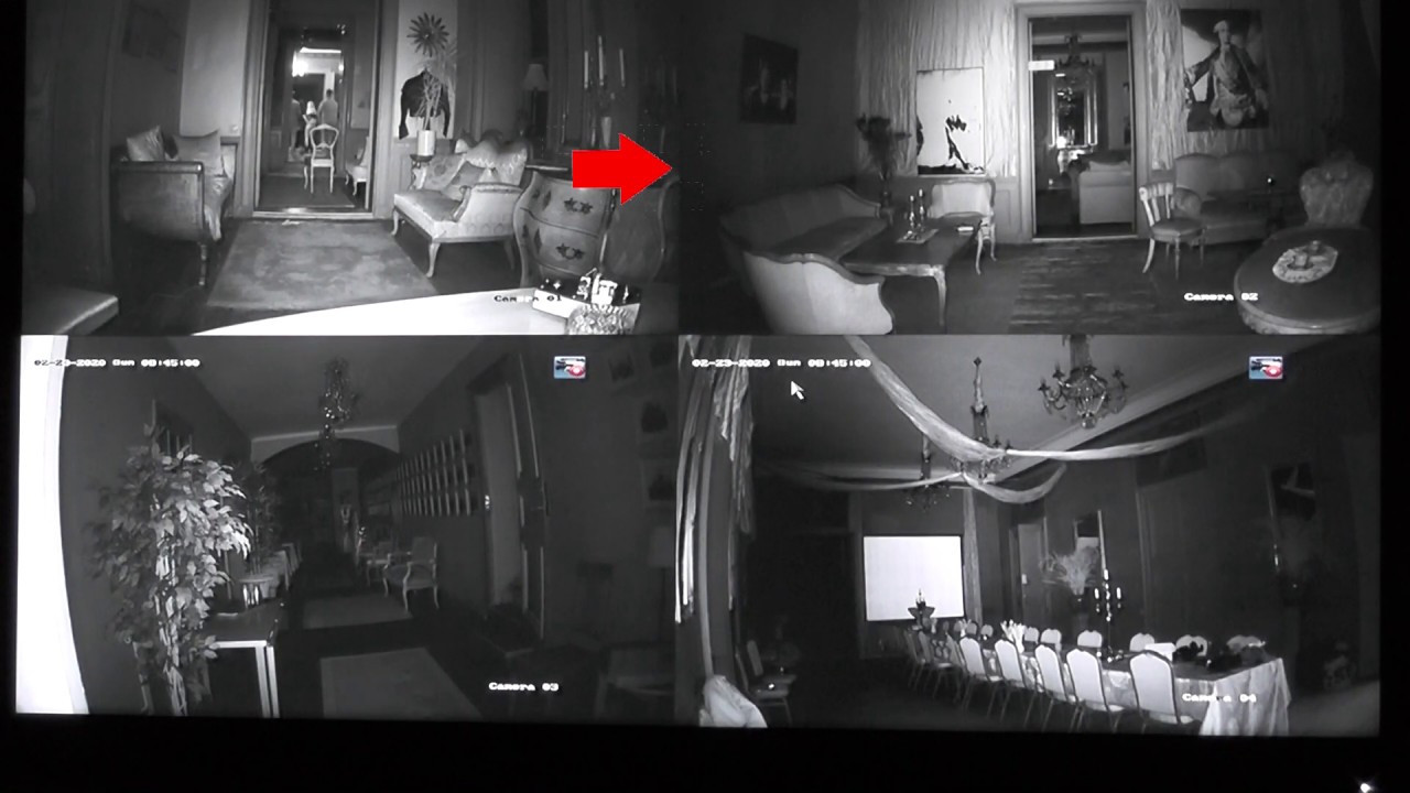 En Mystisk Rökridå Glider Genom Rummet! Är det ett Spöke eller en Ande eller är det naturligt?