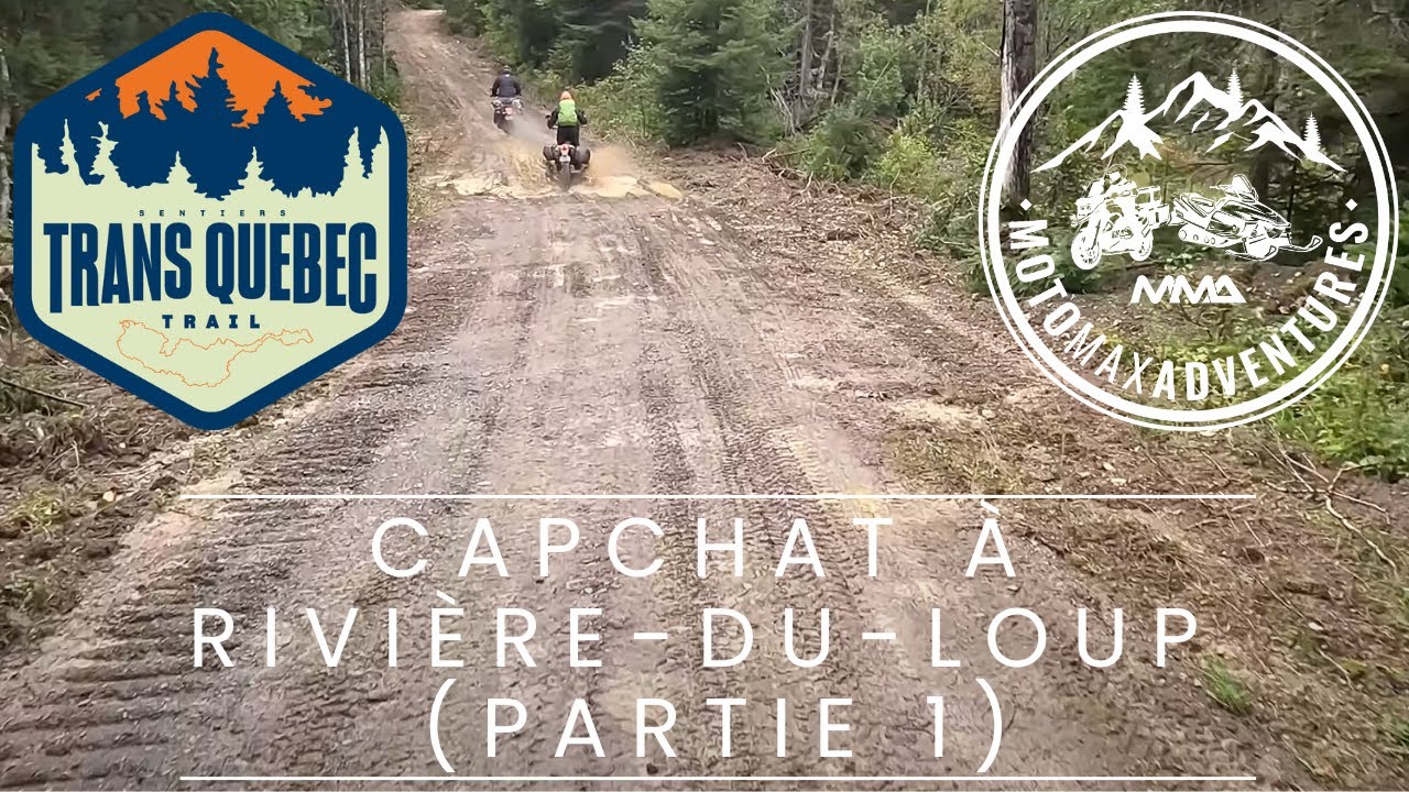 11- Crash sur le STQT (Sentier Trans-Québec Trail) Capchat à Rivière du Loup (partie 1)