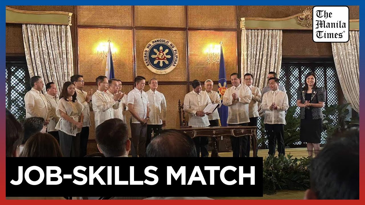 Marcos signs law on enterprise-based education and training