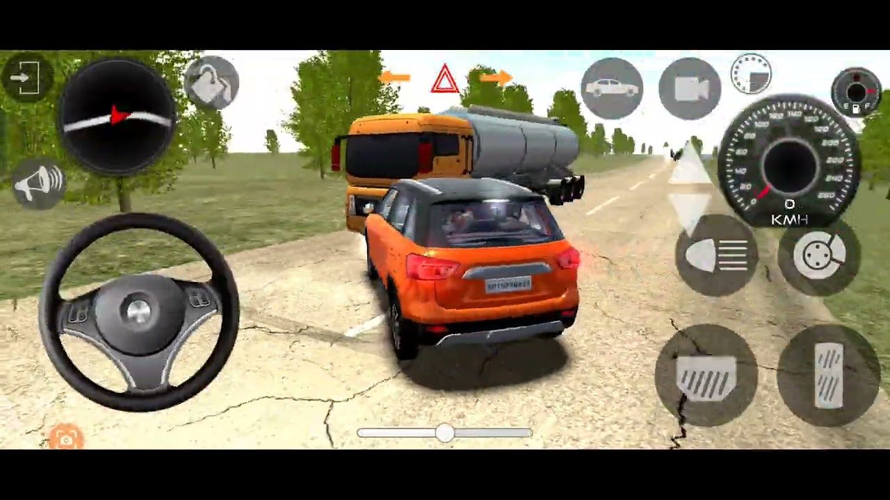 Indian car simulator 3D game example world 🌍 Like and subscribe share and comment