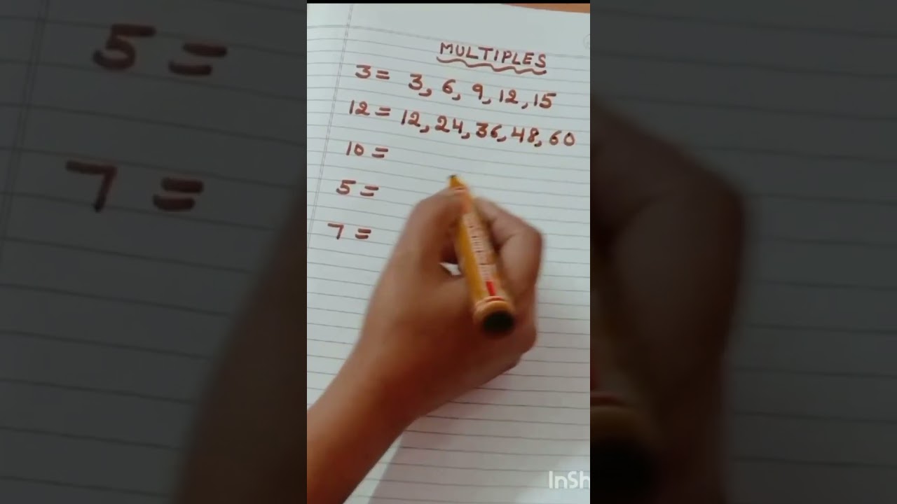 How to find Multiples?.. class 4 maths #maths #mathsclass4 #basicmaths #youtubemath