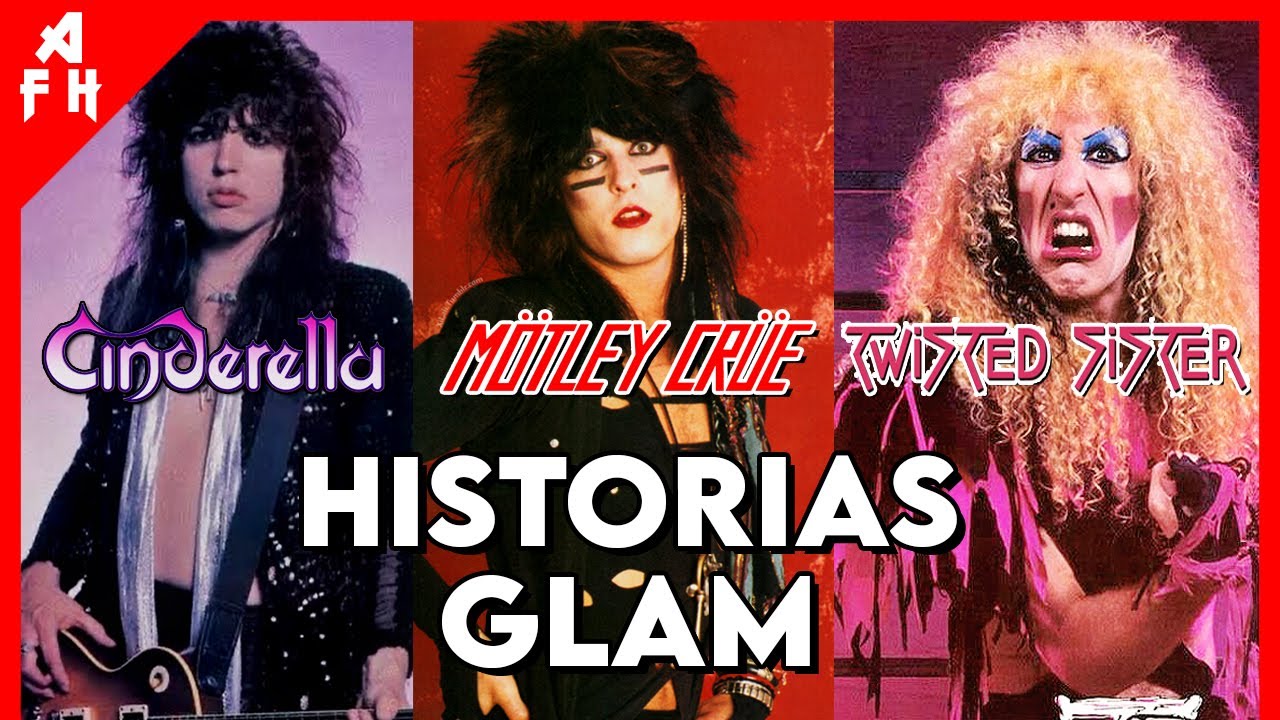 3 HISTORIAS DE BANDAS GLAM METAL (Cinderella, Mötley Crüe, Twisted Sister)