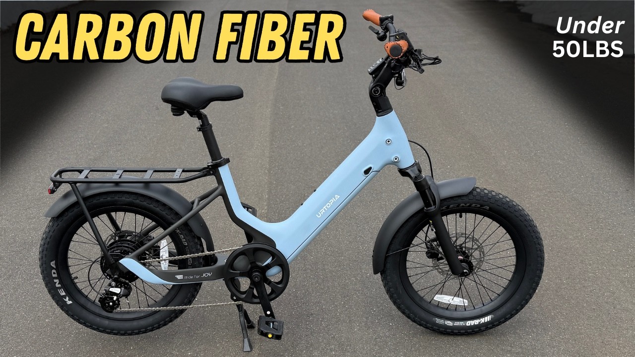 The 50LB Fat Tire Ebike 😲Urtopia Joy Carbon Review