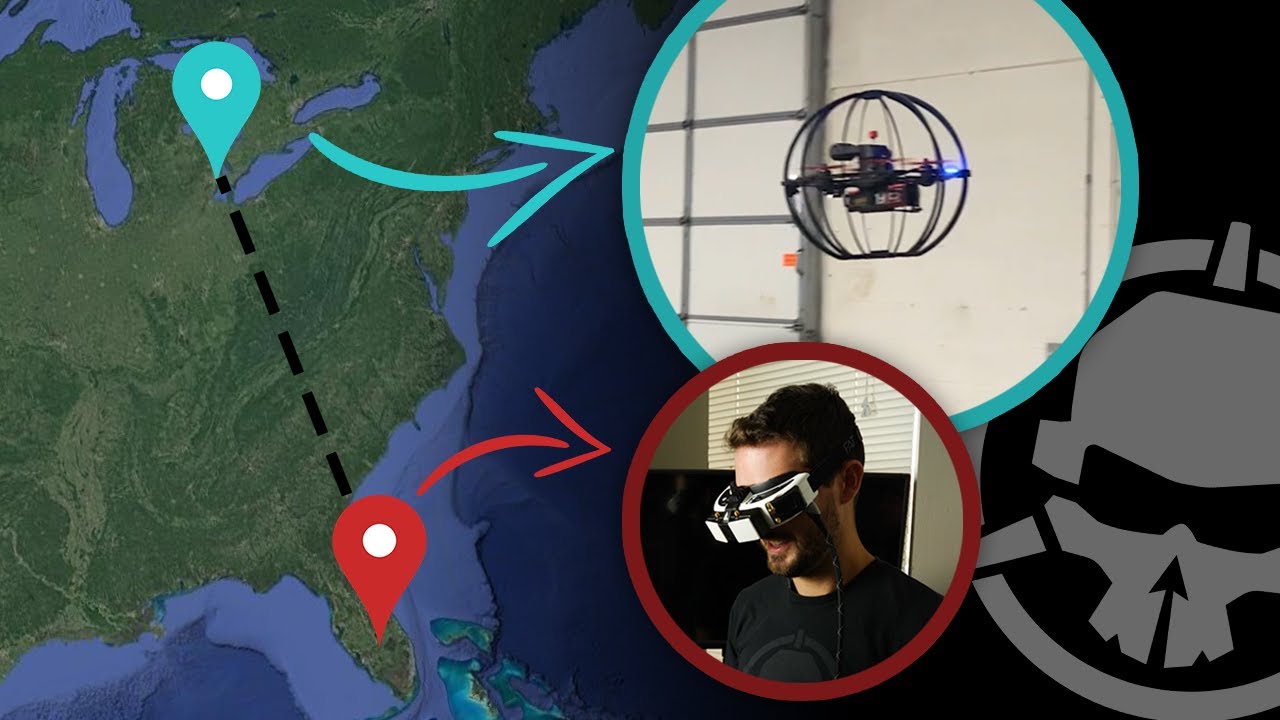 Flying a Drone from 1,200 MILES Away