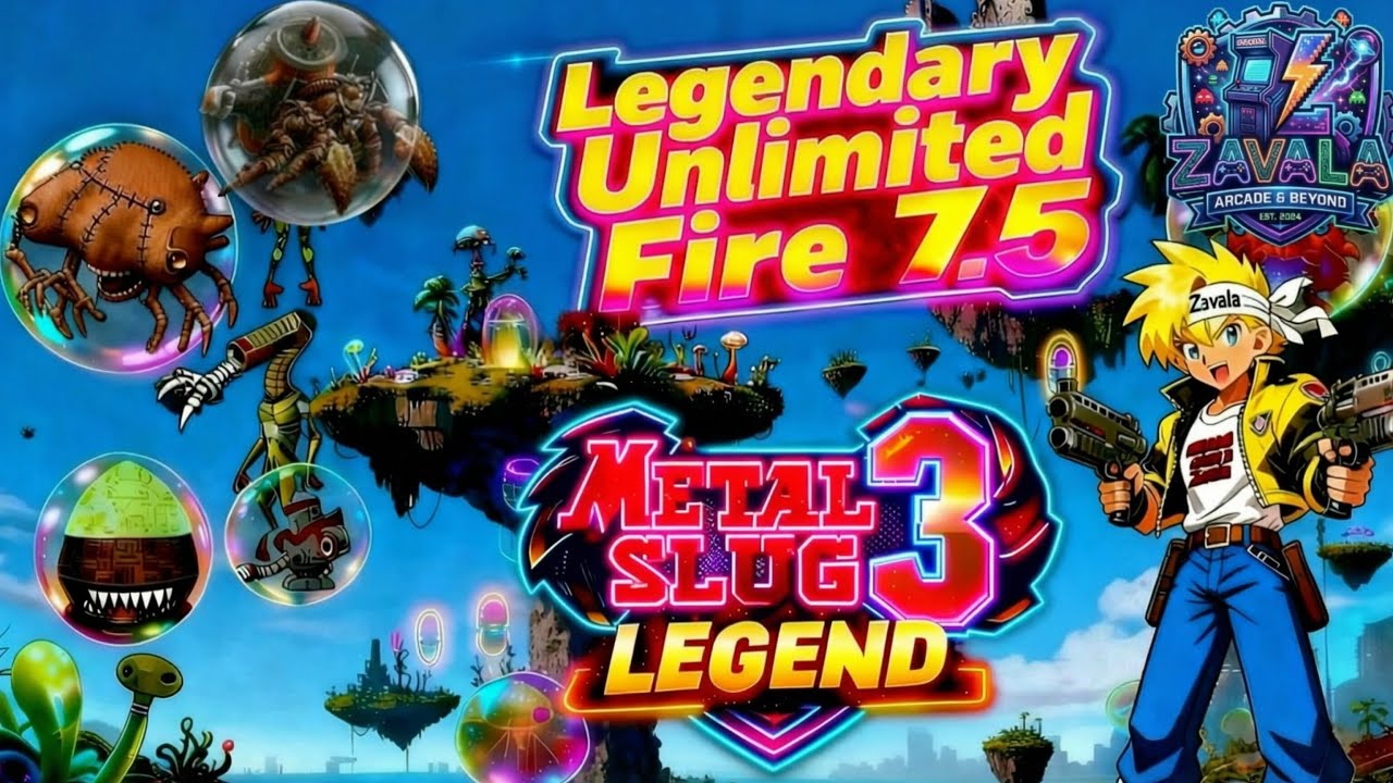Metal Slug 3 Legend Unlimited Fire 7.5 MUCHA NOSTALGIA 100
