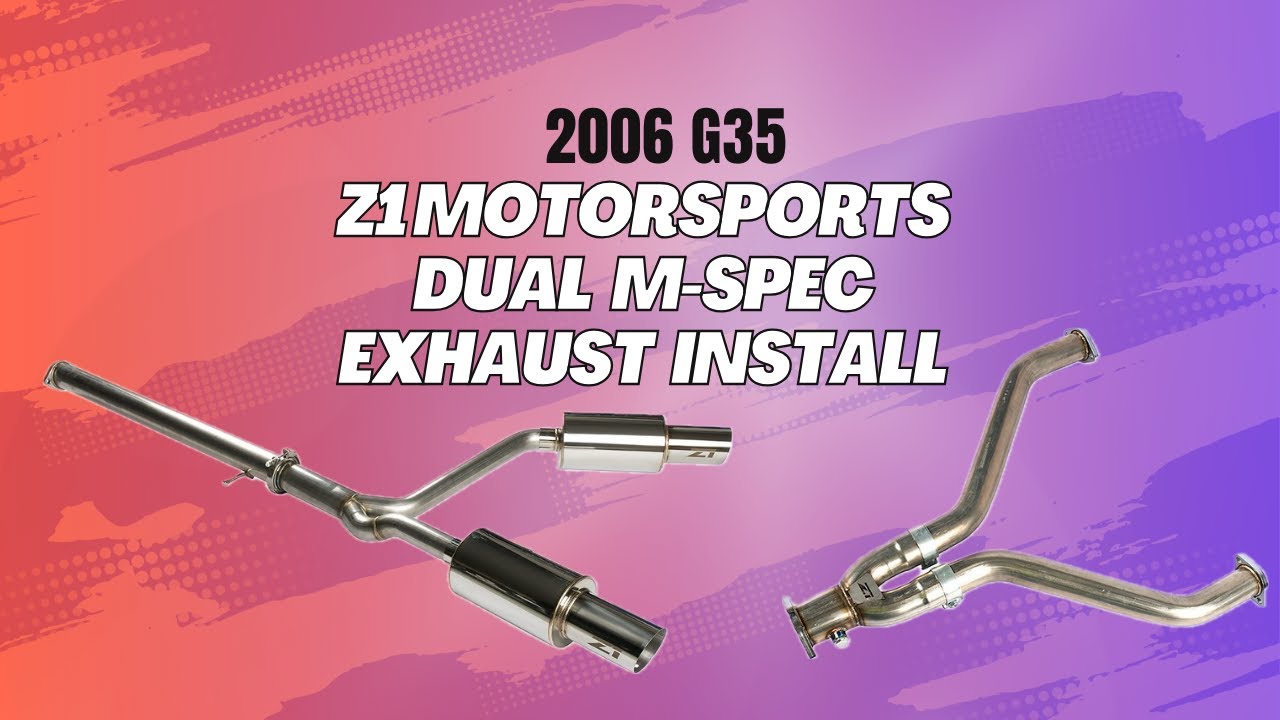 G35 | Установка двойного выхлопа Z1Motorsports