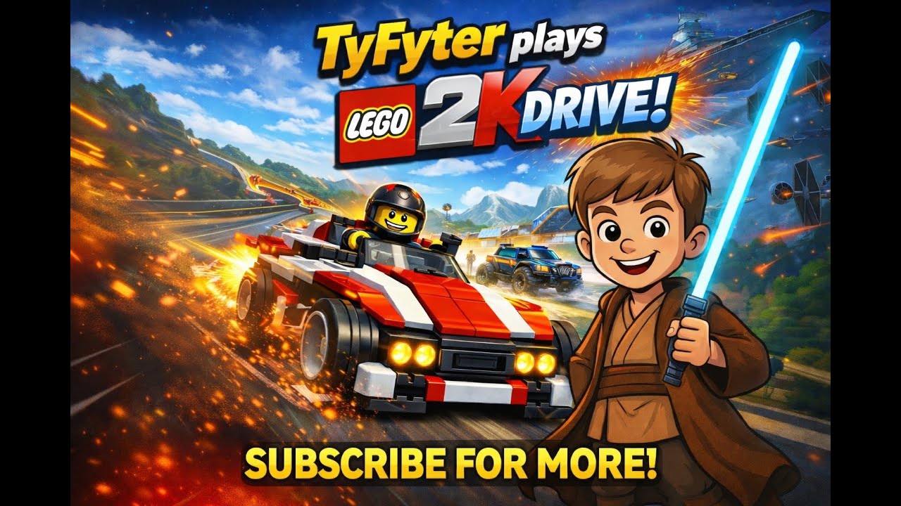 TyFyter plays LEGO 2K Drive! We unlocked the McLaren GT Super Car!!