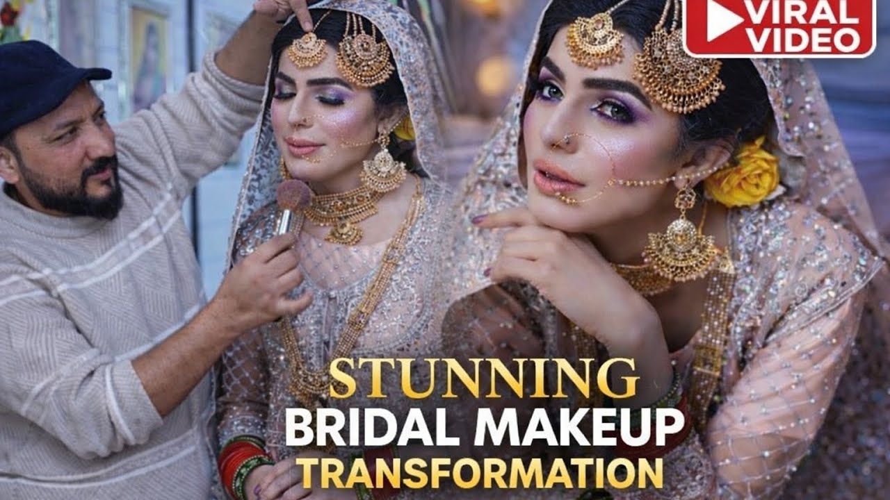Epic Walima Transformation: Filmstar Bride Makeup Step-by-Step ✨