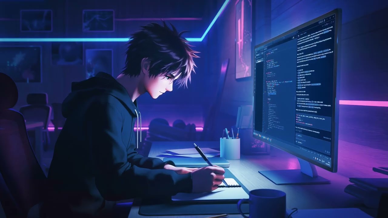🌙 Nighttime Lo-Fi – Soft Beats for Late Night Vibes