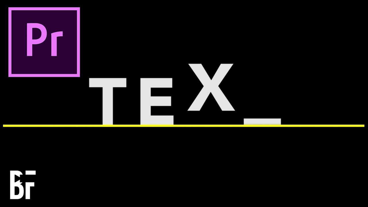 Bouncing Pop-Up Text Animation - Premiere