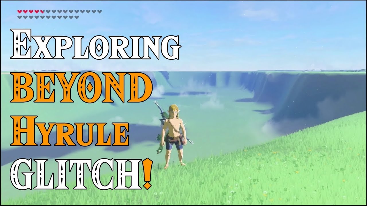 NEW GLITCH! Exploring BEYOND Hyrule! The EDGE of the WORLD DLC in Zelda Breath of the Wild DLC