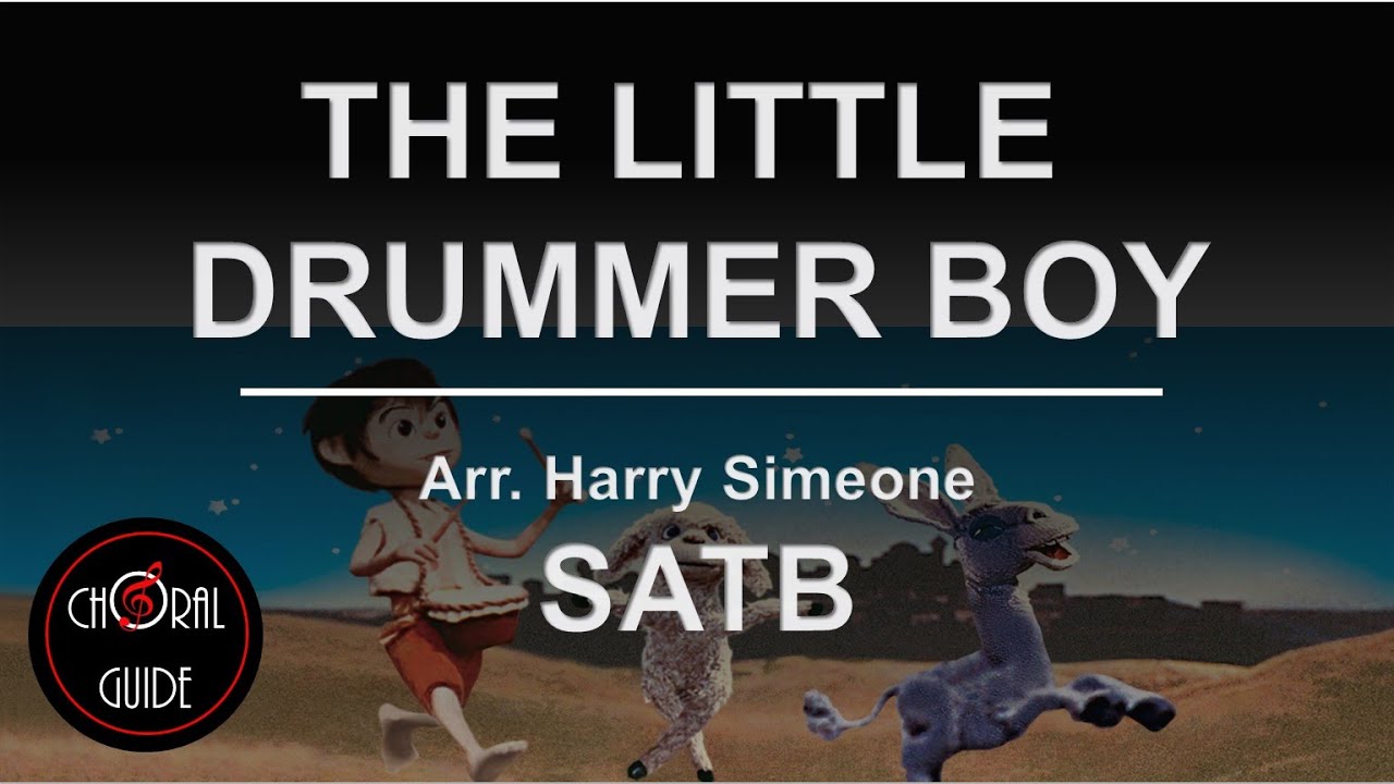 The Little Drummer Boy - SATB with PIANO | Arr Harry Simeone