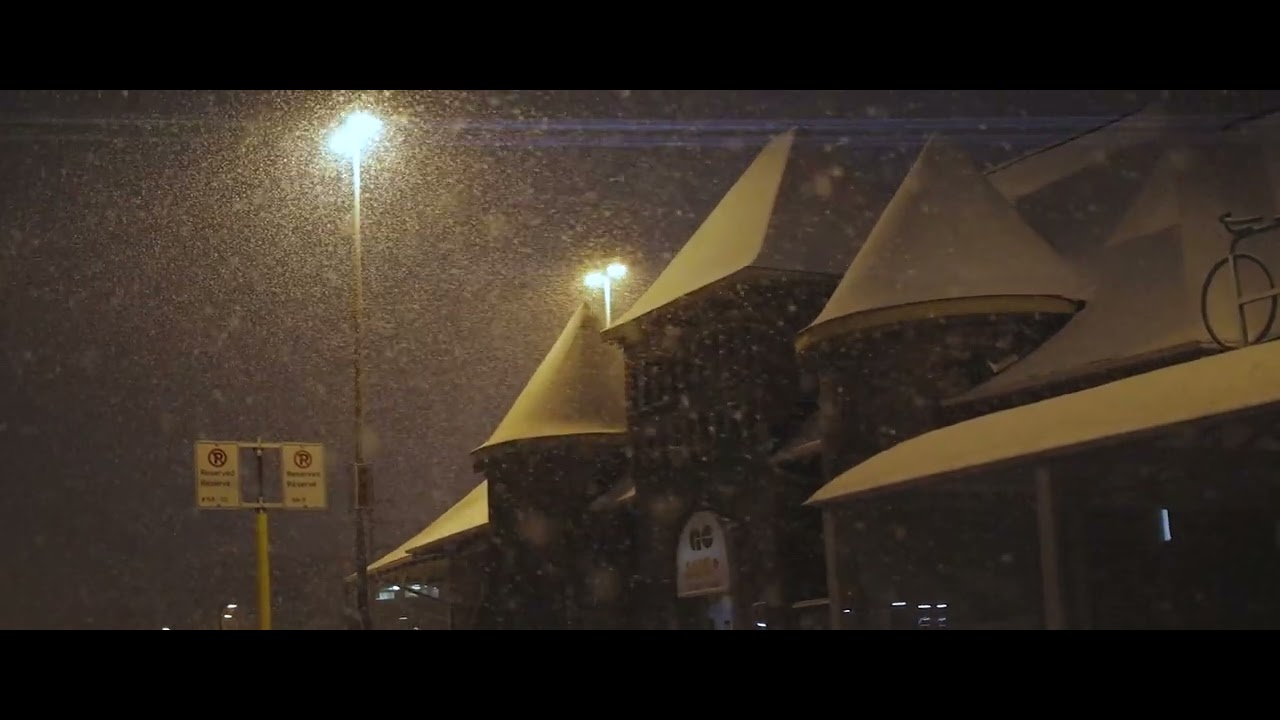 Some Fun with the Anamorphic lens during a Snow Storm....