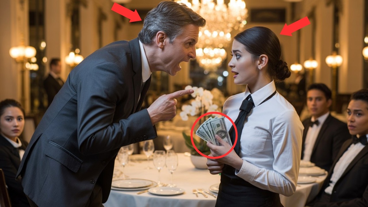 Smug Millionaire Tests a “Simple” Waitress — Seconds Later, He’s the One Being Taught