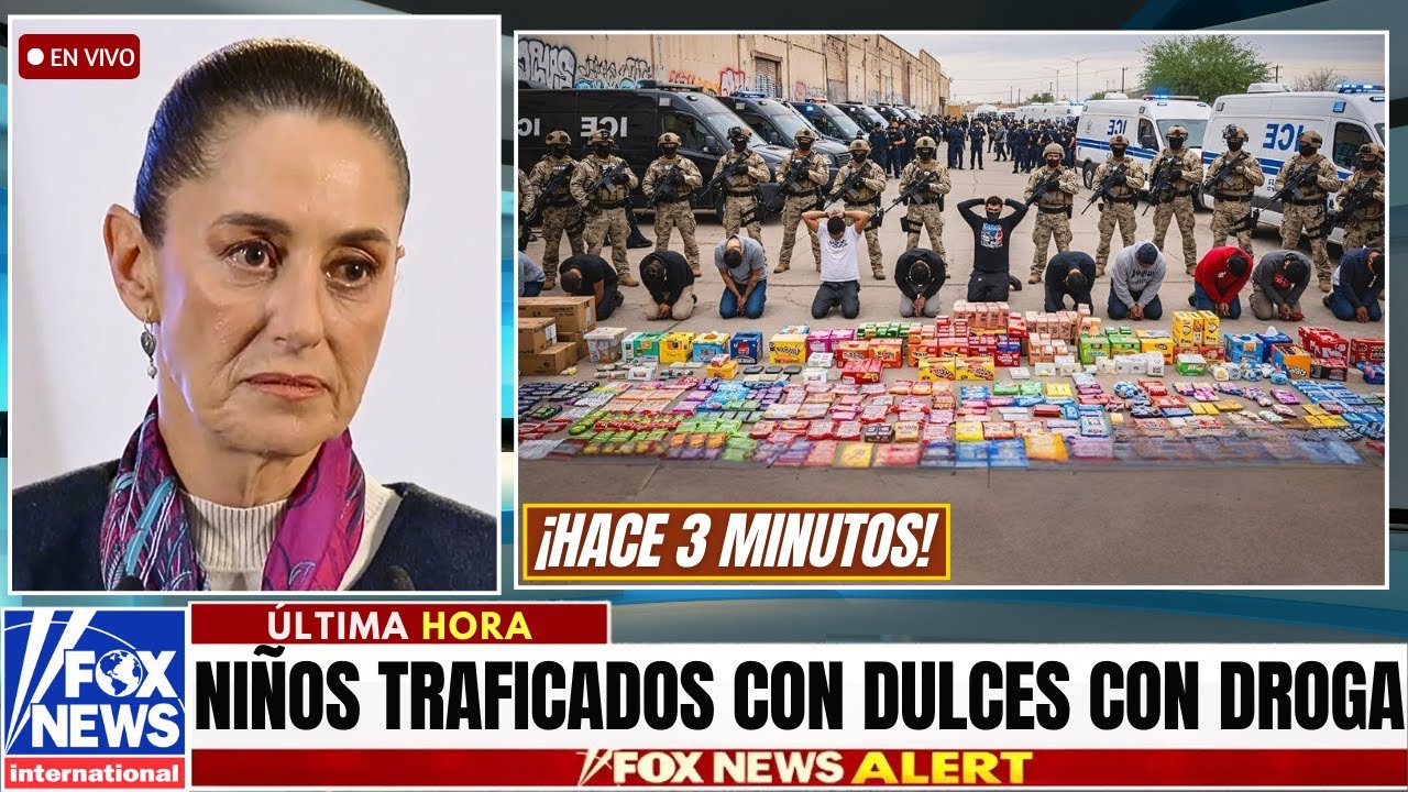 ICE DESMANTELA red de TRATA INFANTIL EN EL PASO — NIÑOS eran DROGADOS con DULCES