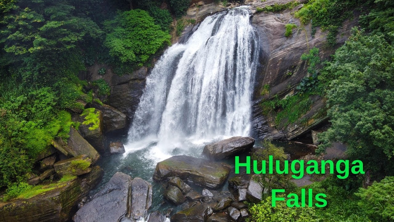 Huluganga Falls in a pleasant day