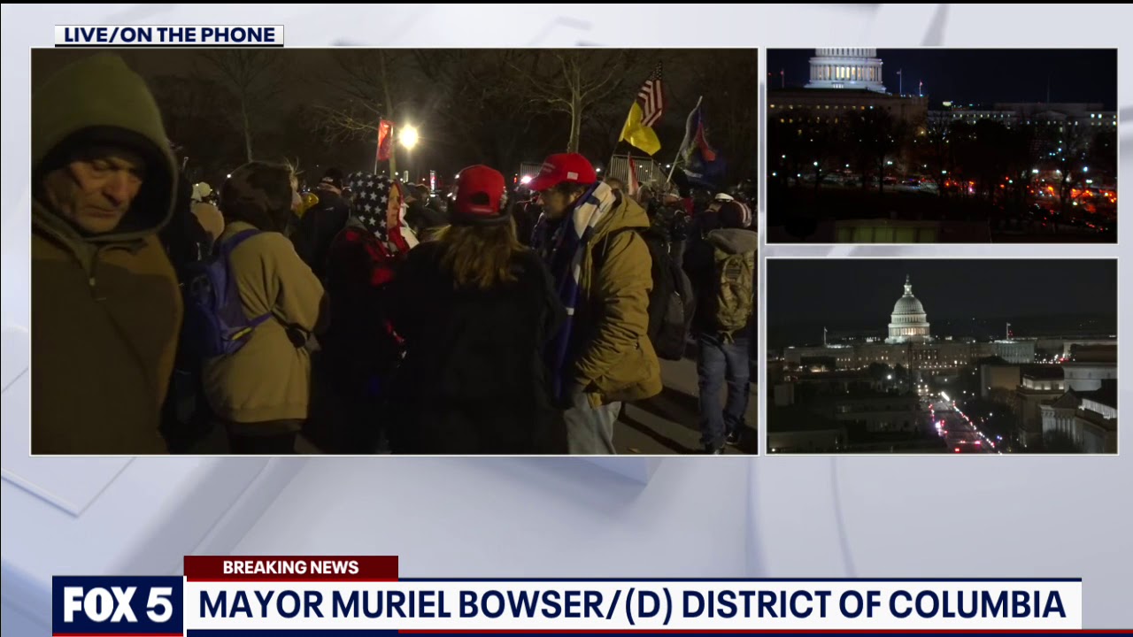 DC Mayor Muriel Bowser shares update on Capitol riots as curfew begins | FOX 5 DC
