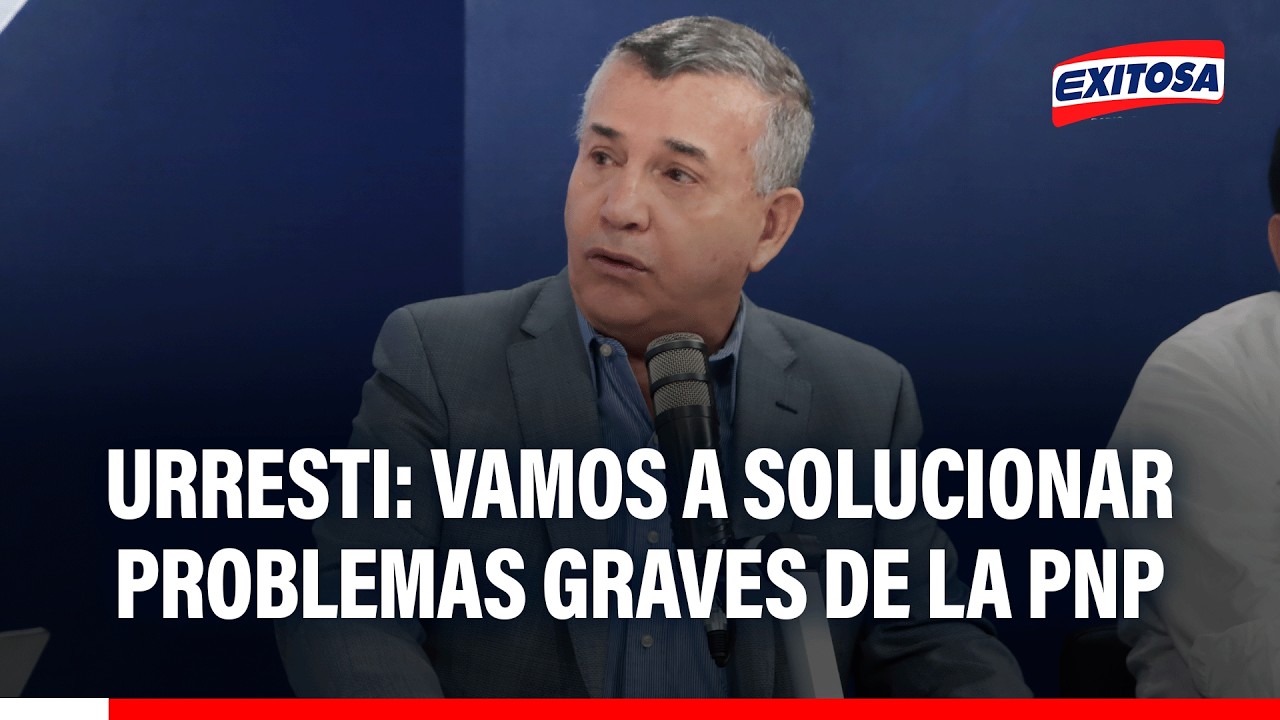 🔴🔵 Daniel Urresti busca solucionar problemas graves en la PNP con 'Plan Mariano Santos'