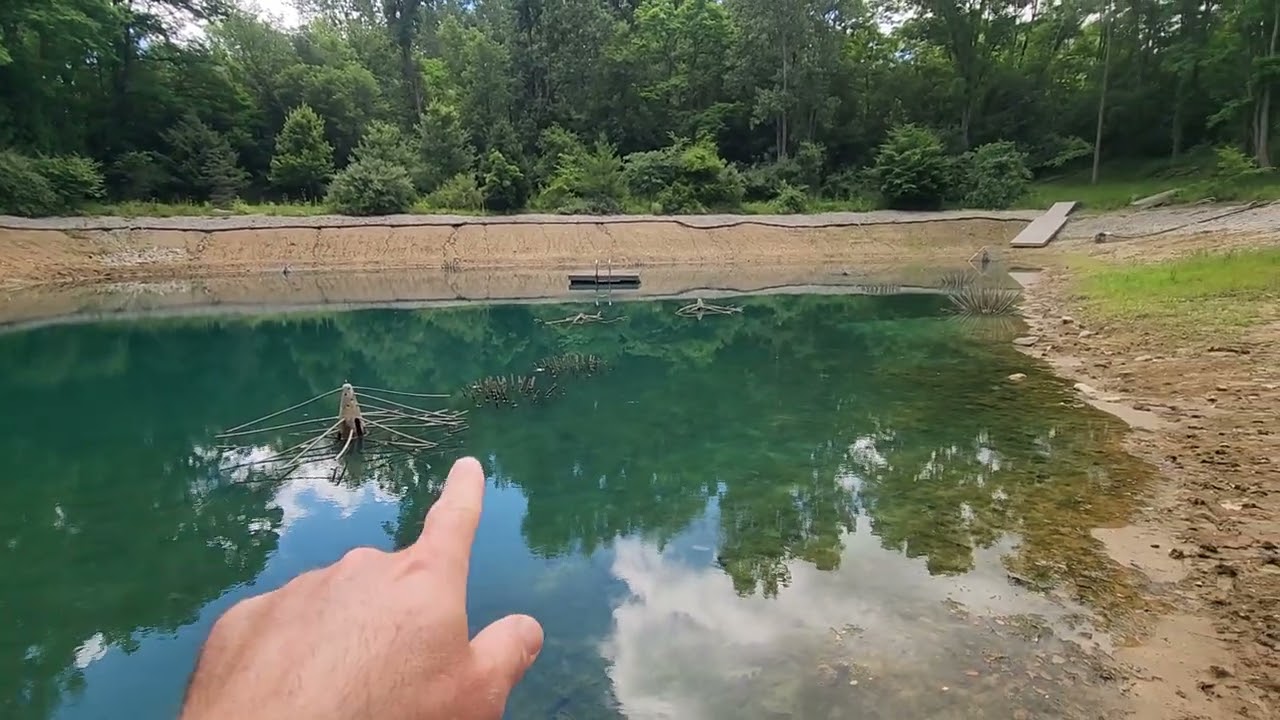 The Fish Were Homeless! Earthen Pond Fish Habitats