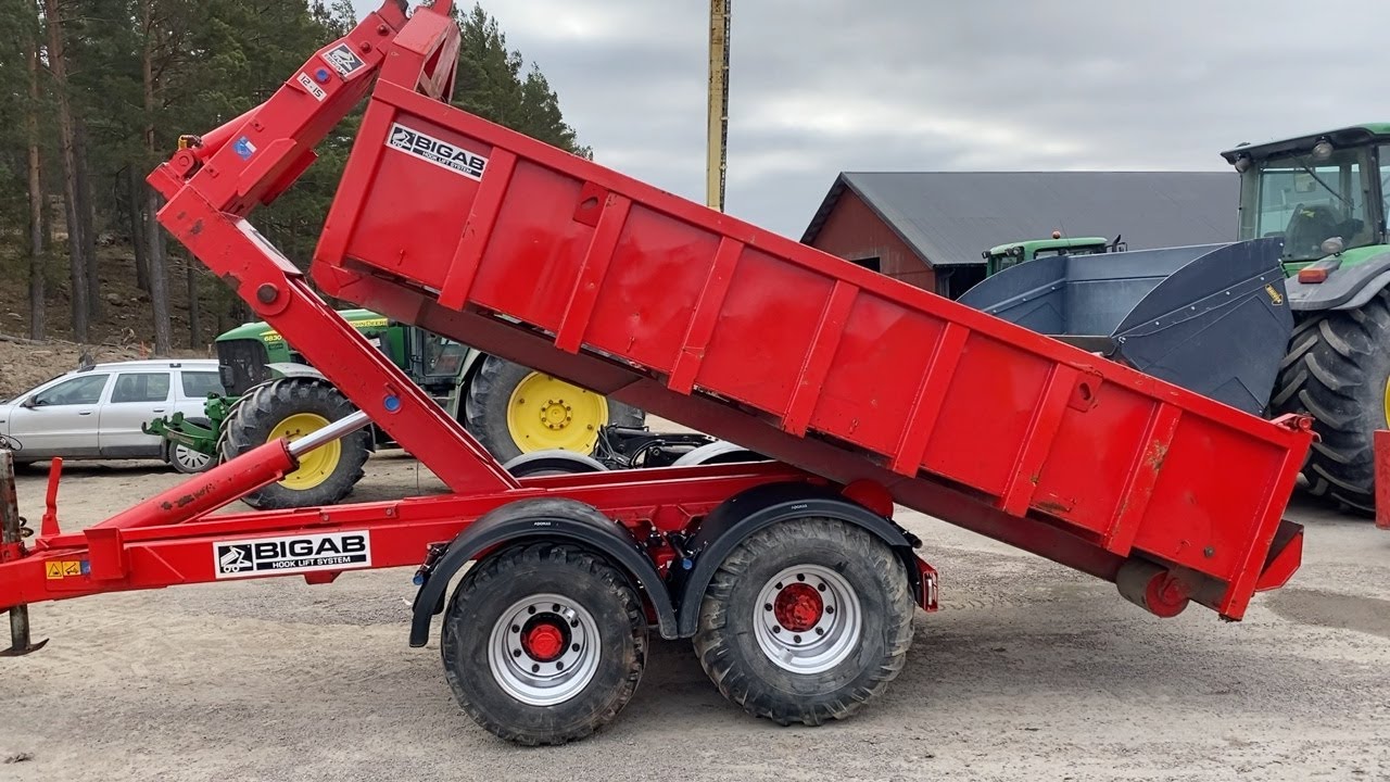 K&ouml;p Lastv&auml;xlarvagn Bigab 12-15 Schaktflak maskinflak p&aring; Klaravik