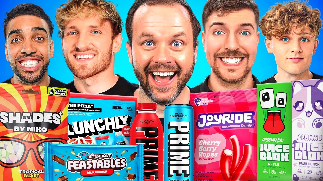 Rating EVERY YouTuber Food Product