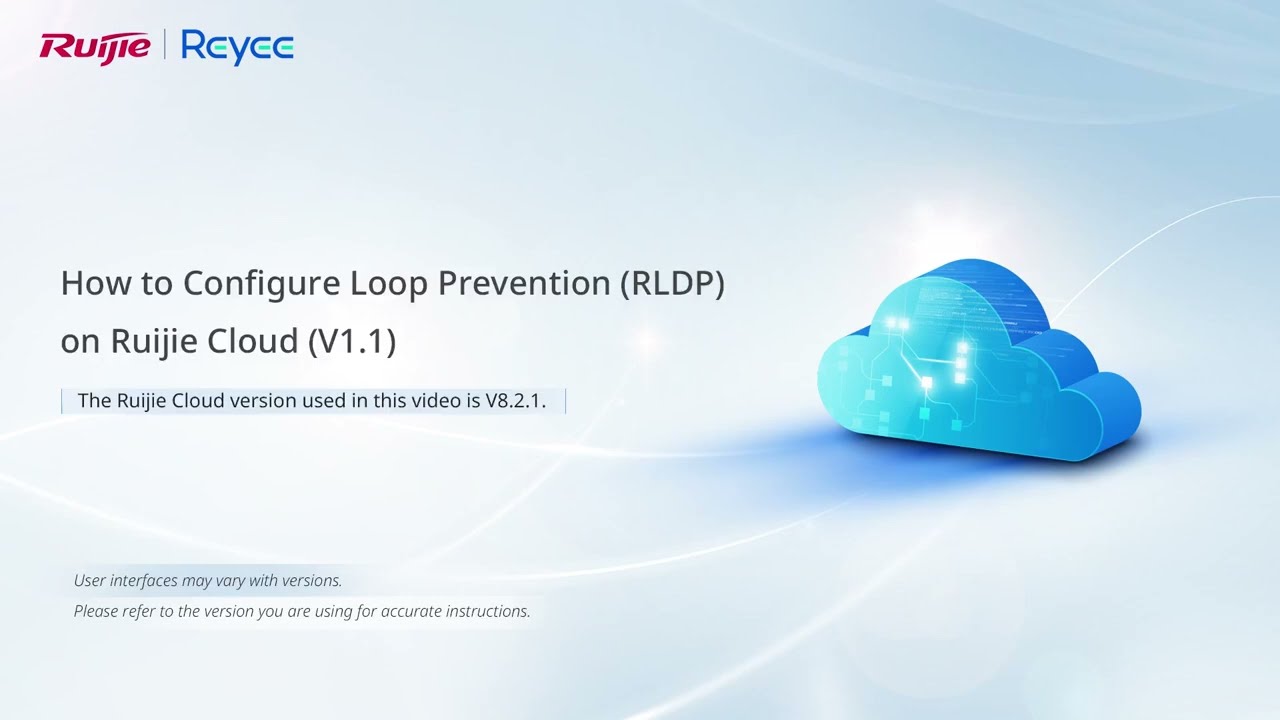 Comment configurer la Pr&eacute;vention des boucles RLDP sur Ruijie Cloud V1.1