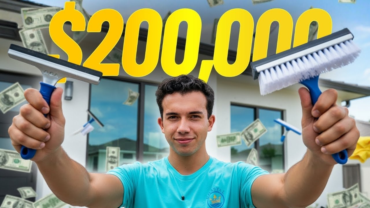 20-Year-Old Running a $200K Window Cleaning Business | Day in the Life