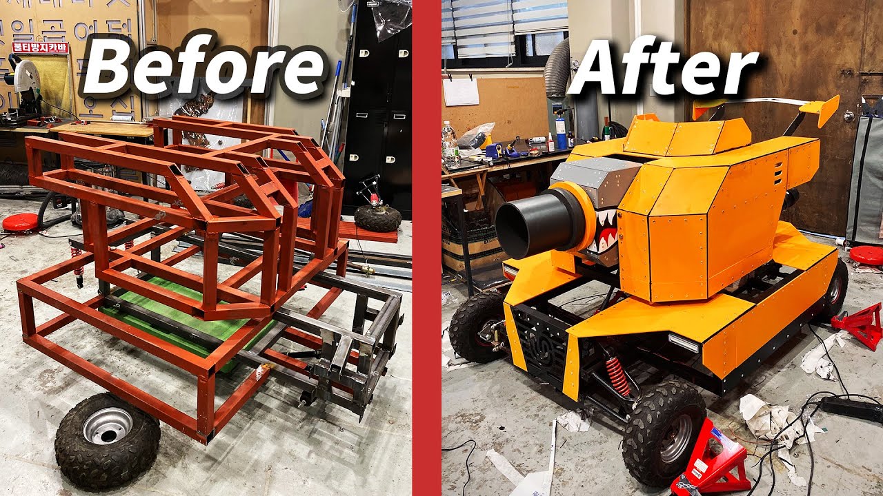 게임하다 빡쳐서 39일 동안 만든 실사판 탱크