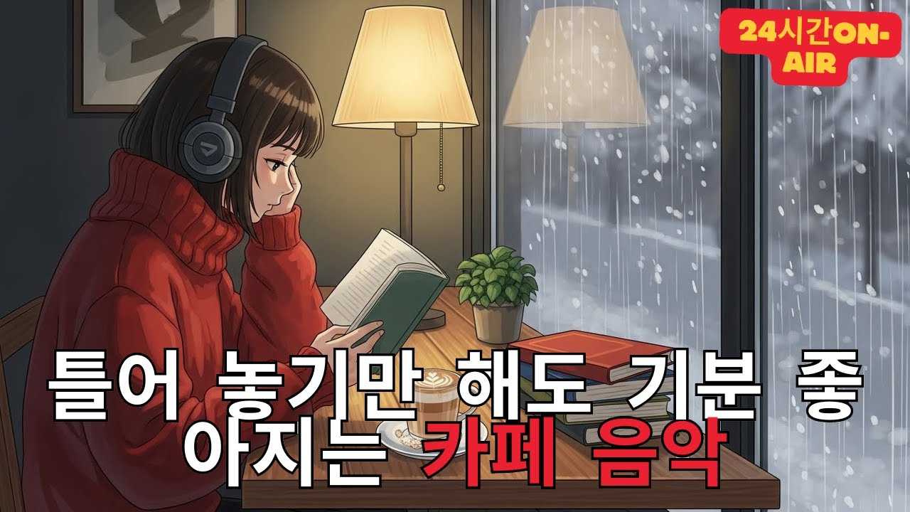 [Playlist] 라이브 24시간 연속재생 하루종일 듣기 좋은 카페음악 (중간광고 없음) 발라드,가요,겨울에 틀어 놓기 좋은 노래모음, 잔잔한 힐링음악일할때, 공부할때 운동