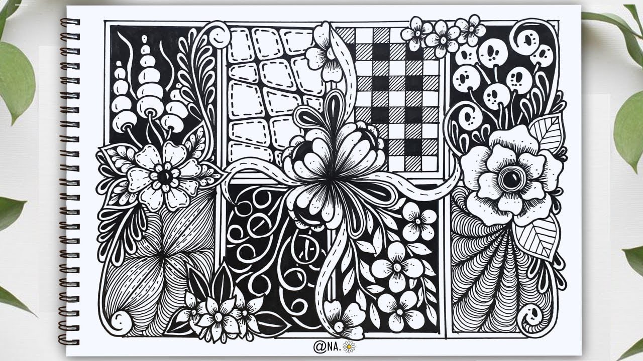 Creative Ideas To Draw Zentangle Patterns || Zentangle Art For Beginners