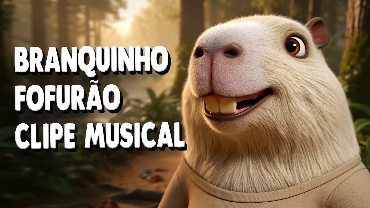 Branquinho fofurão. Um focinho diferente, uma lição linda. Música infantil do Branquinho.💛