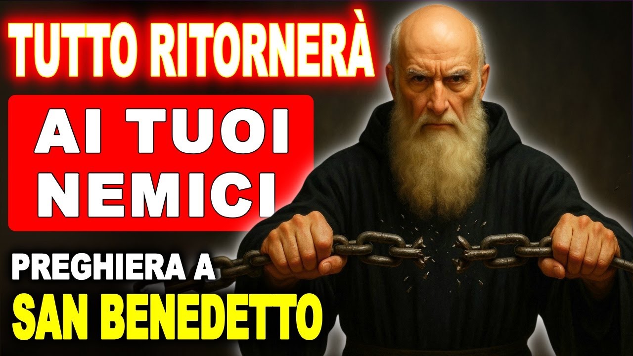🔴 Tutto ritornerà ai tuoi NEMICI con questa Potente Preghiera a SAN BENEDETTO 🙏