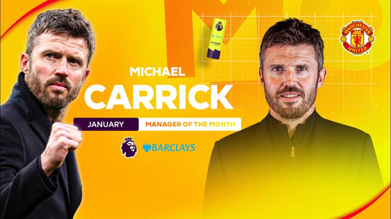 Michael Carrick wins Manger of the Month Award January | Incredible Performance
