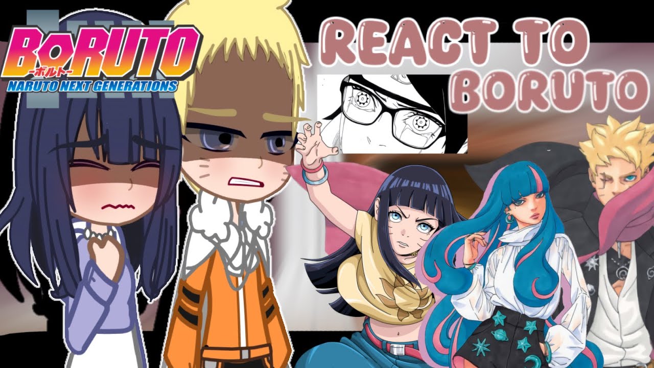 Uzumaki and Uchiha’s Family react to : BORUTO BLUE VORTEX MANGA ( spoiler !!)