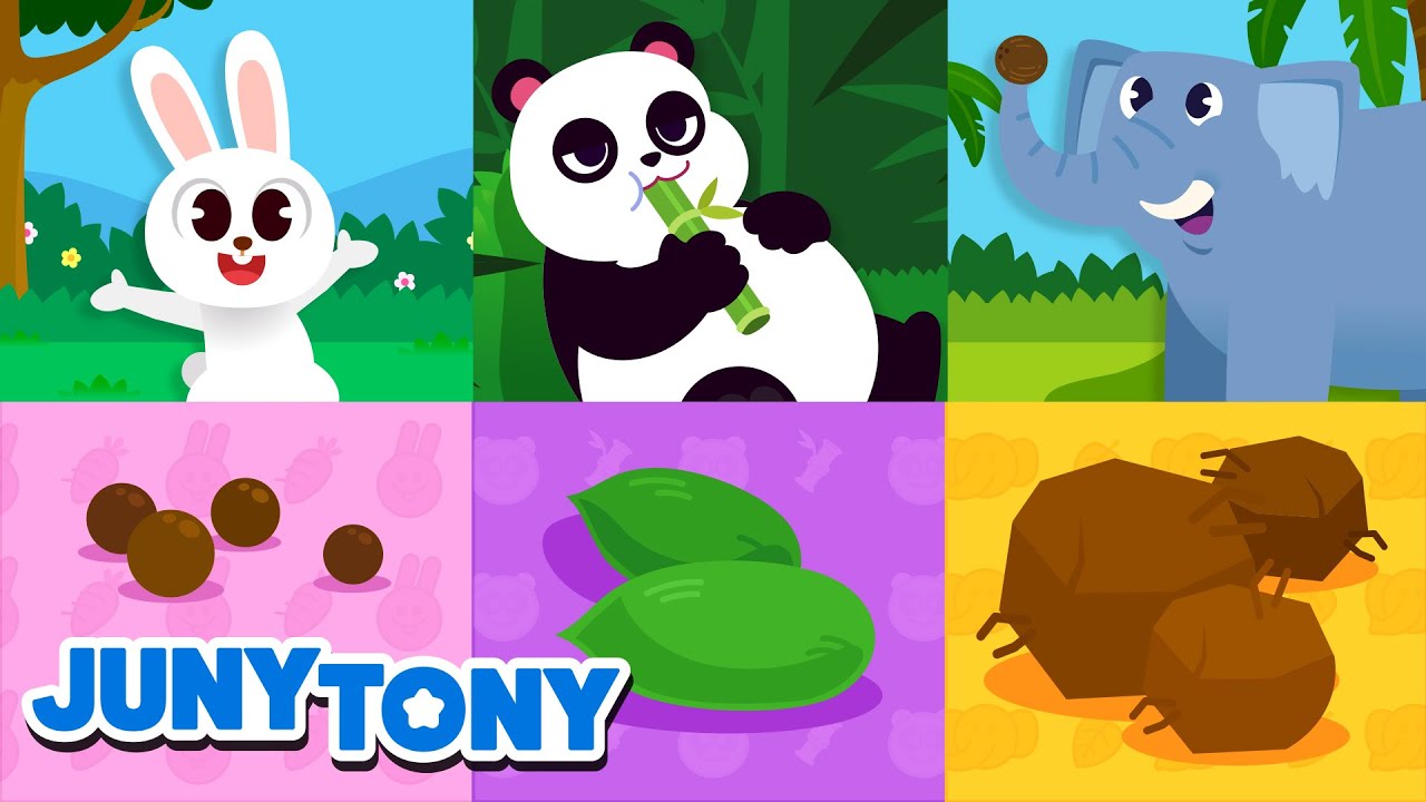 Lagu Poo Poo | Pupu Hewan Apa ini?🦛💩 | Lagu Anak Anak | JunyTony Bahasa Indonesia
