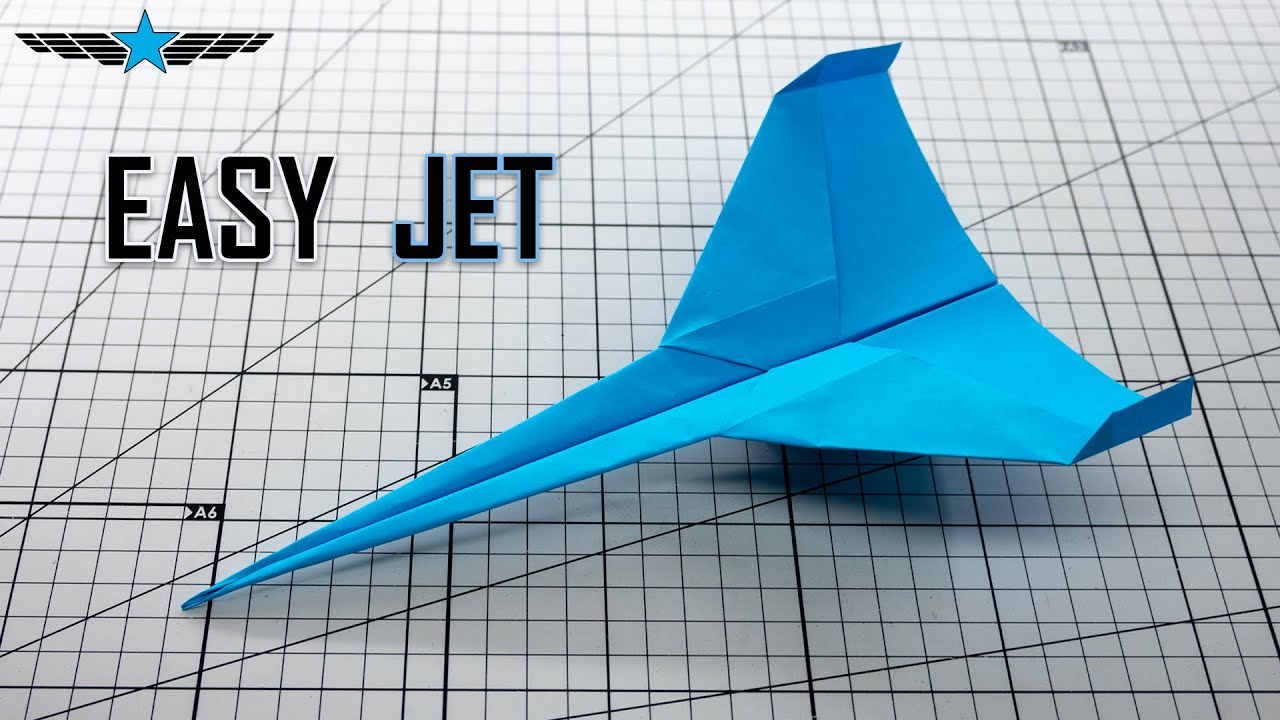 Jak zrobić myśliwca origami z A4 Paper | Łatwy samouczek samolotu papieru do majsterkowania